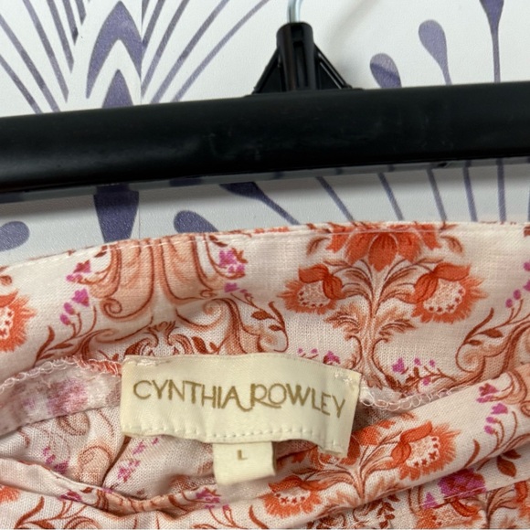 Cynthia Rowley Orange and Cream Maxi Bubble Skirt - Picture 2 of 3